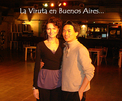 At La Viruta in Buenos Aires: Hiro and Julia  from prince of tango